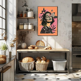 Nature-Infused Modern Abstract Woman Poster PosterGoat