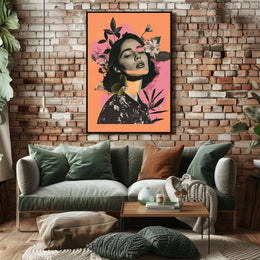 Nature-Infused Modern Abstract Woman Poster PosterGoat
