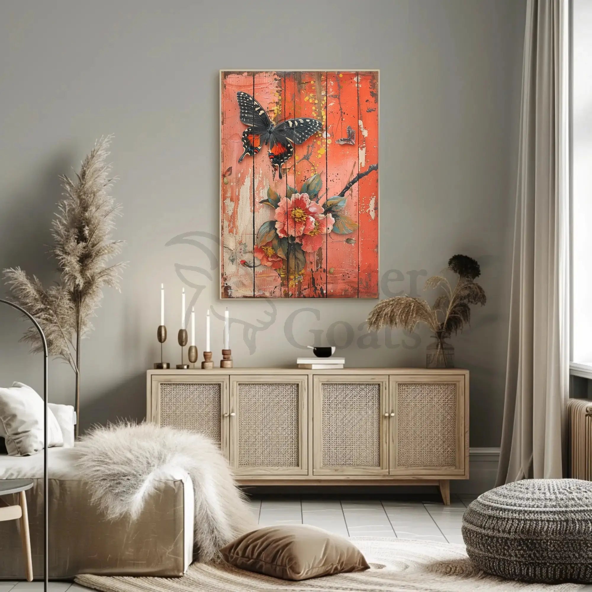 Nature's Beauty and Renewal in Artistic Animal Poster PosterGoat