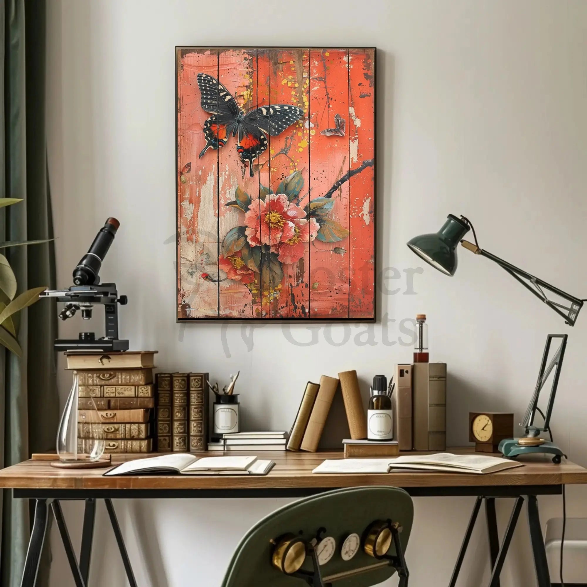 Nature's Beauty and Renewal in Artistic Animal Poster PosterGoat