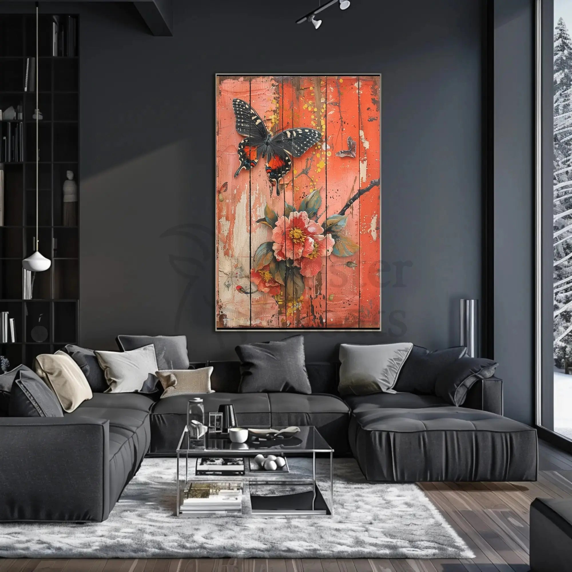Nature's Beauty and Renewal in Artistic Animal Poster PosterGoat
