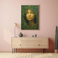 Nature's Enigma: Mosaic Portrait Artistic Poster PosterGoat