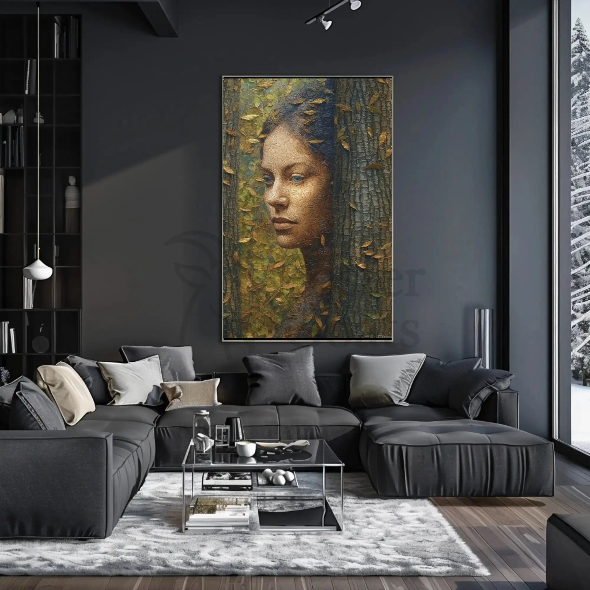 Nature's Harmony: Timeless Artistic Abstract, Artistic, or Pop Culture Poster PosterGoat