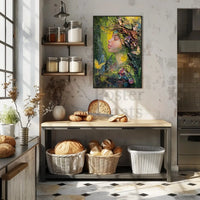 Nature's Serenity: Enchanted Flora and Fauna Artistic Poster PosterGoat