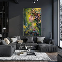 Nature's Serenity: Enchanted Flora and Fauna Artistic Poster PosterGoat