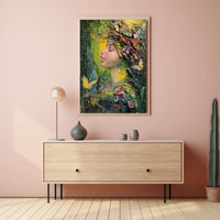 Nature's Transformation Artistic Poster PosterGoat
