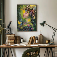 Nature's Transformation Artistic Poster PosterGoat