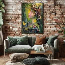Nature's Transformation Artistic Poster PosterGoat