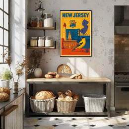 New Jersey Vintage Travel Poster PosterGoat