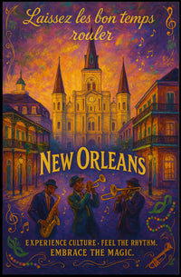 New Orleans Celebration Poster PosterGoat