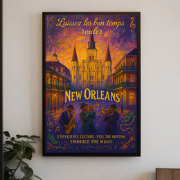 New Orleans Celebration Poster PosterGoat
