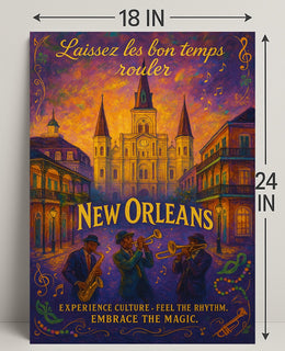 New Orleans Celebration Poster PosterGoat