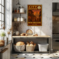 New Orleans Jazz Culture Vintage Travel Poster PosterGoat
