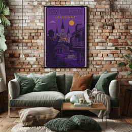 New Orleans Jazz Heritage Art Cultural or Heritage Poster PosterGoat