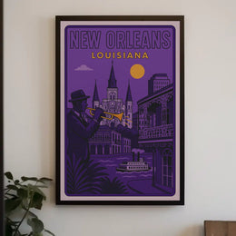 New Orleans Jazz Heritage Art Cultural or Heritage Poster PosterGoat