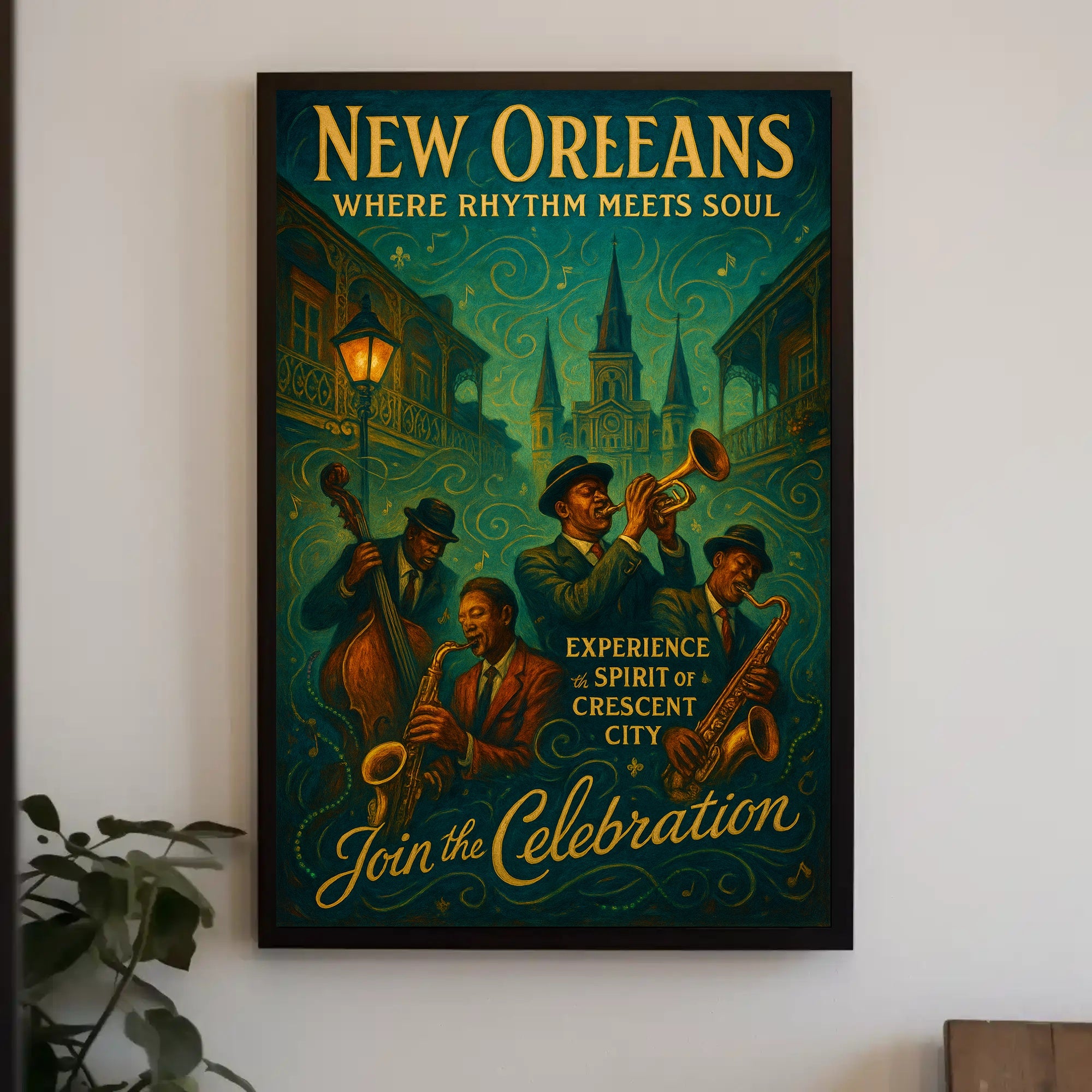 New Orleans Where Rhythm Meets Soul Poster PosterGoat