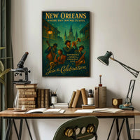 New Orleans Where Rhythm Meets Soul Poster PosterGoat