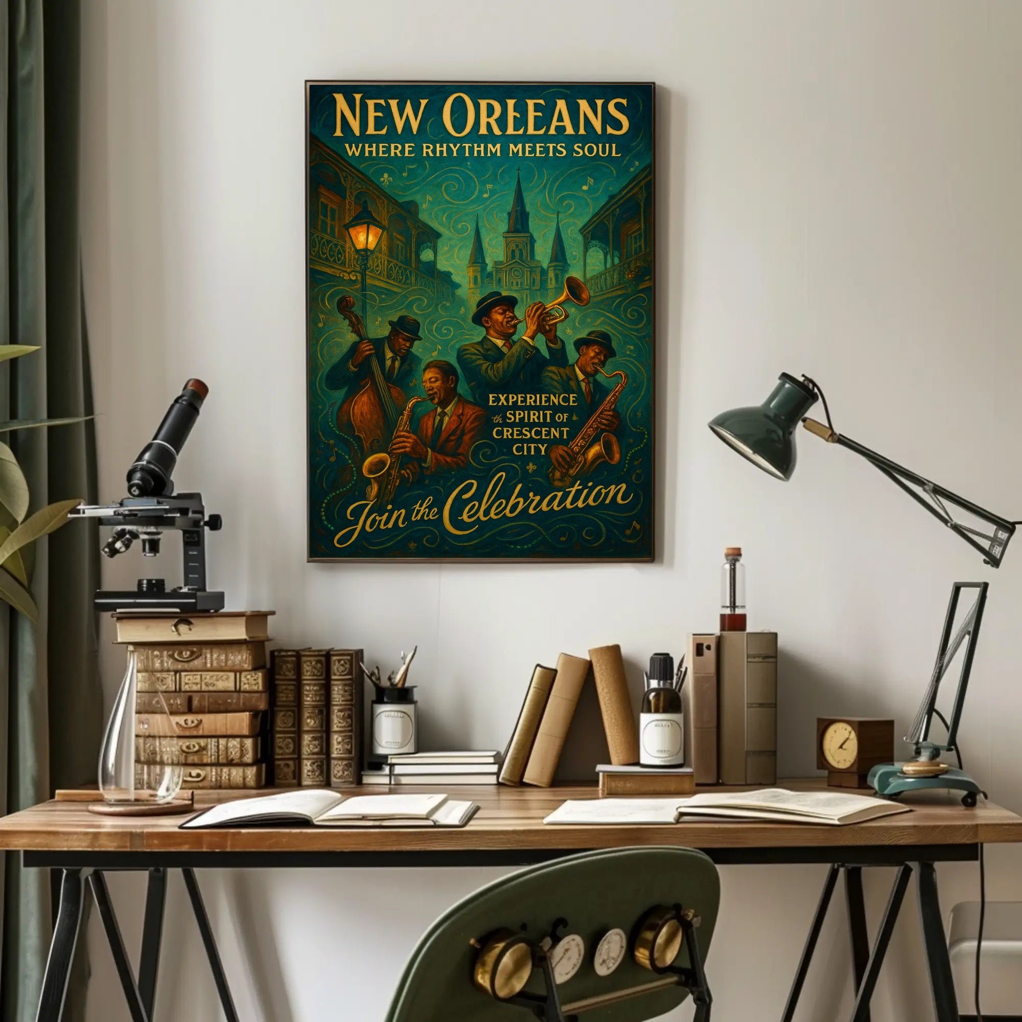 New Orleans Where Rhythm Meets Soul Poster PosterGoat