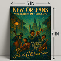 New Orleans Where Rhythm Meets Soul Poster PosterGoat