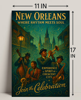 New Orleans Where Rhythm Meets Soul Poster PosterGoat