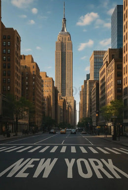 New York City Ambiance Urban Architecture Travel Poster PosterGoat