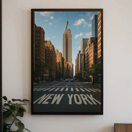 New York City Ambiance Urban Architecture Travel Poster PosterGoat