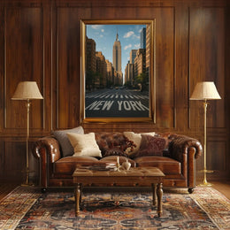 New York City Ambiance Urban Architecture Travel Poster PosterGoat