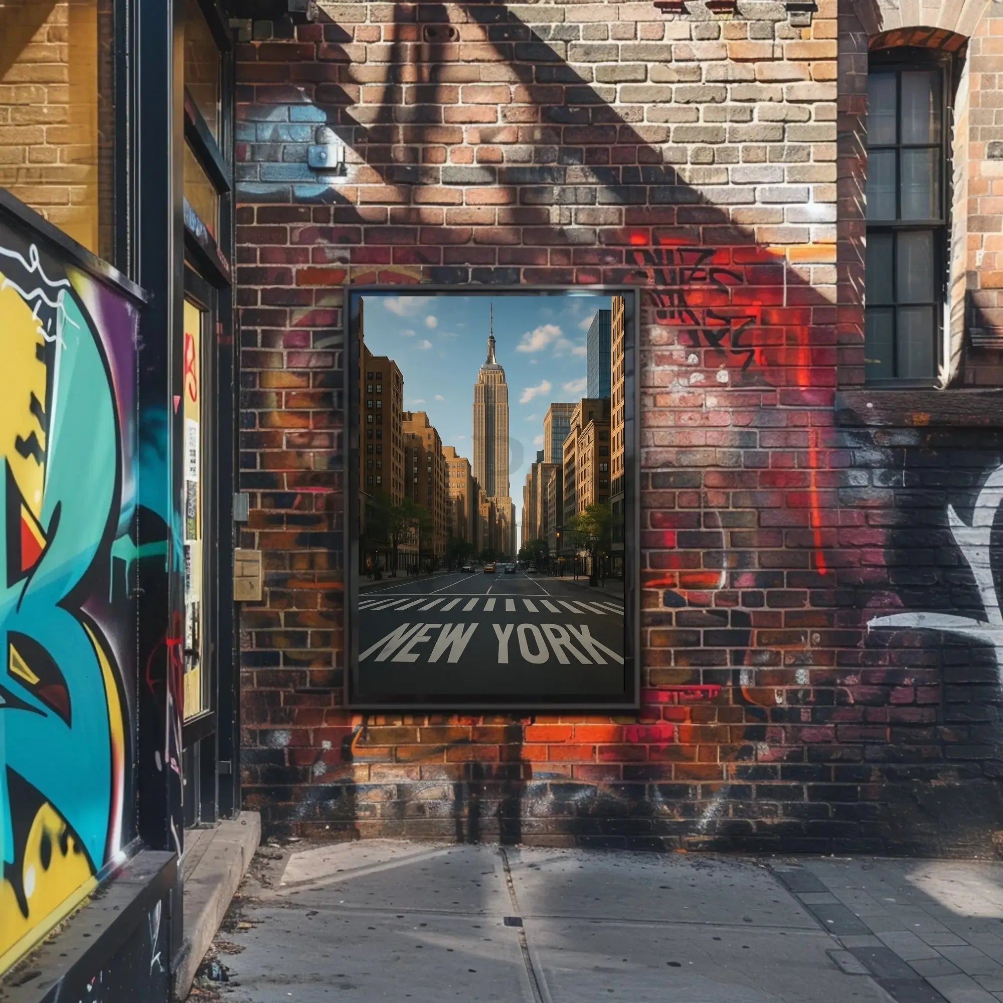 New York City Ambiance Urban Architecture Travel Poster PosterGoat
