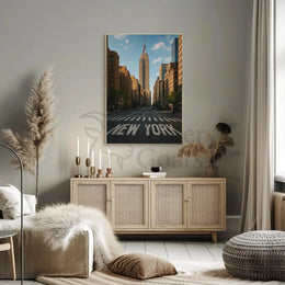 New York City Ambiance Urban Architecture Travel Poster PosterGoat