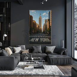 New York City Ambiance Urban Architecture Travel Poster PosterGoat