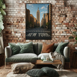 New York City Ambiance Urban Architecture Travel Poster PosterGoat