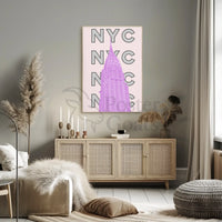 New York City Chrysler Building Iconic Travel Poster PosterGoat