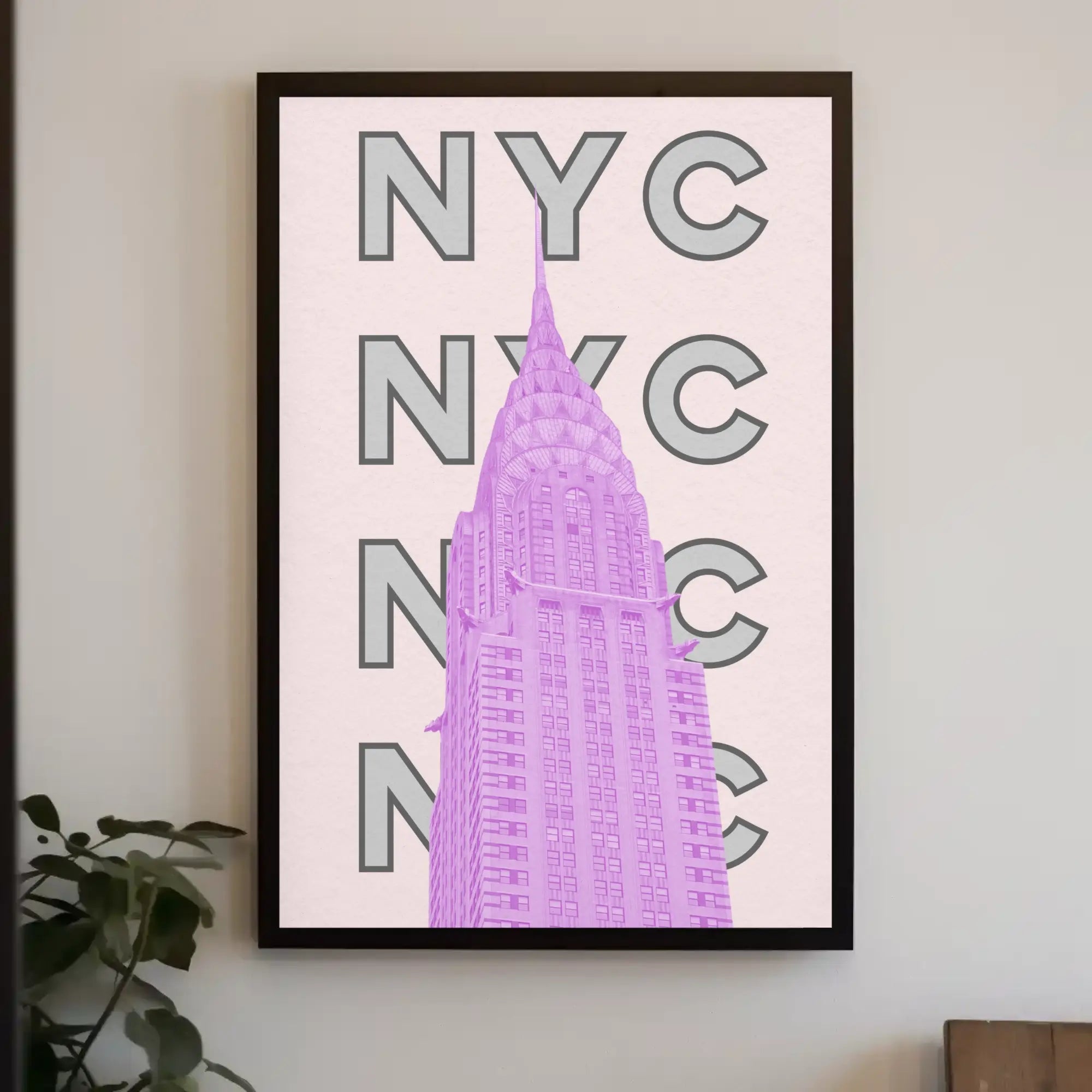 New York City Chrysler Building Iconic Travel Poster PosterGoat