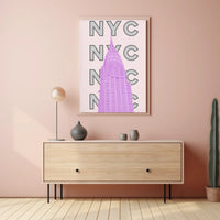 New York City Chrysler Building Iconic Travel Poster PosterGoat
