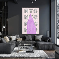 New York City Chrysler Building Iconic Travel Poster PosterGoat
