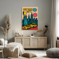 New York City Pop Art Urban or Cityscape Poster PosterGoat