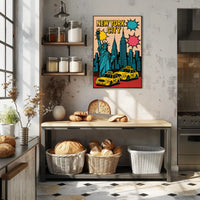 New York City Pop Art Urban or Cityscape Poster PosterGoat