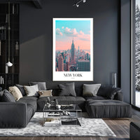 New York City Skyline Ethereal Urban or Cityscape Poster PosterGoat