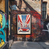 New York City Skyline: Retro Americana Urban or Cityscape Poster PosterGoat
