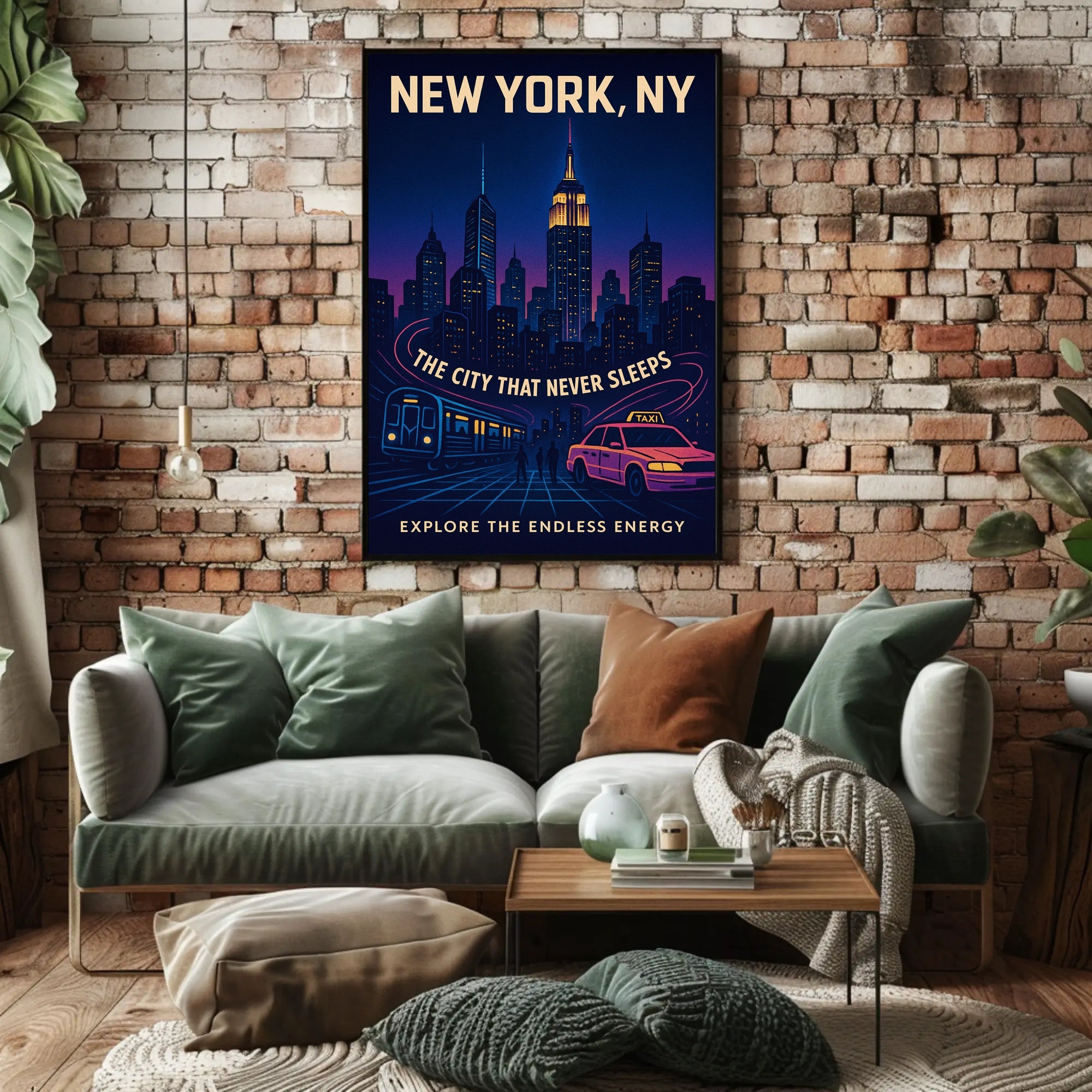 New York City The City That Never Sleeps Poster PosterGoat