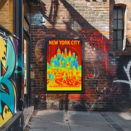 New York City The Never-Sleeping Poster PosterGoat