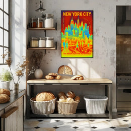 New York City The Never-Sleeping Poster PosterGoat