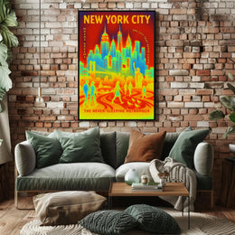 New York City The Never-Sleeping Poster PosterGoat
