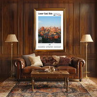 New York City Urban Landscape Travel Poster PosterGoat