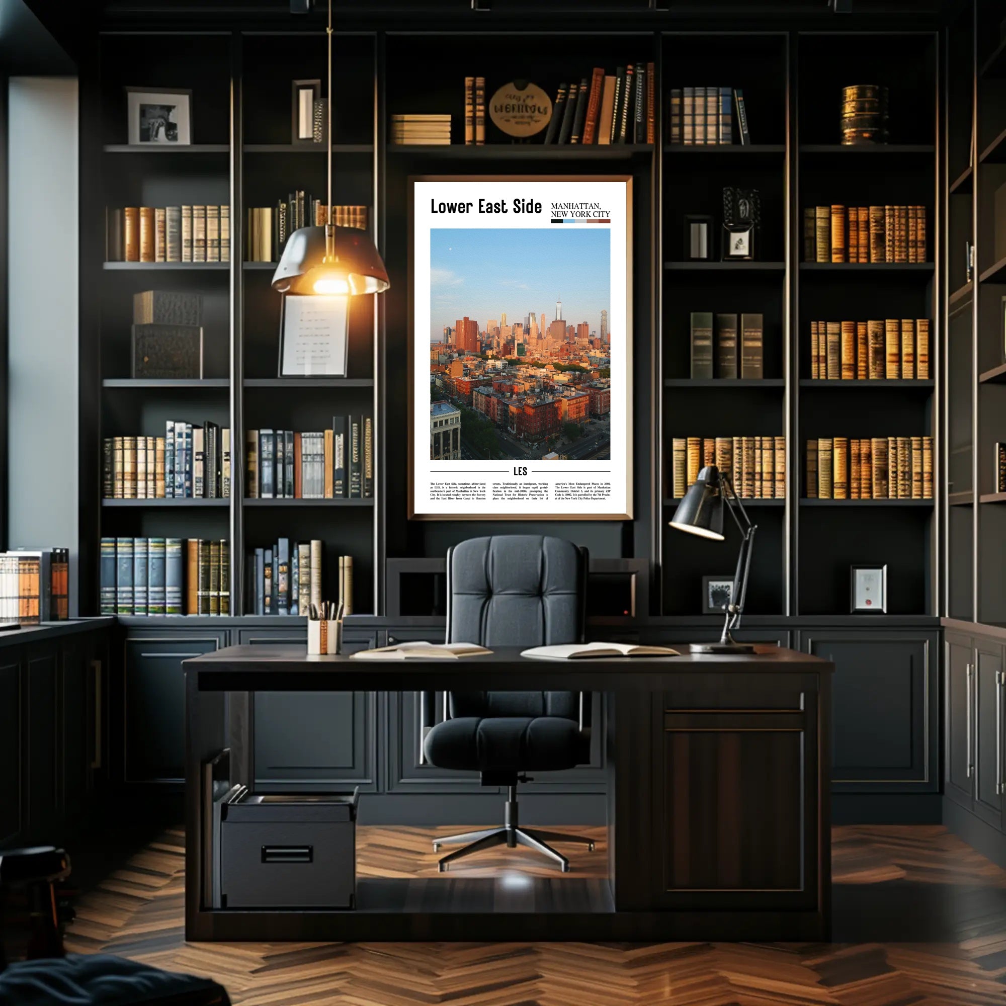 New York City Urban Landscape Travel Poster PosterGoat