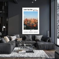 New York City Urban Landscape Travel Poster PosterGoat