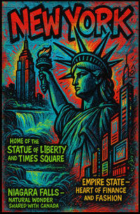 New York Wonders Poster PosterGoat