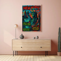 New York Wonders Poster PosterGoat