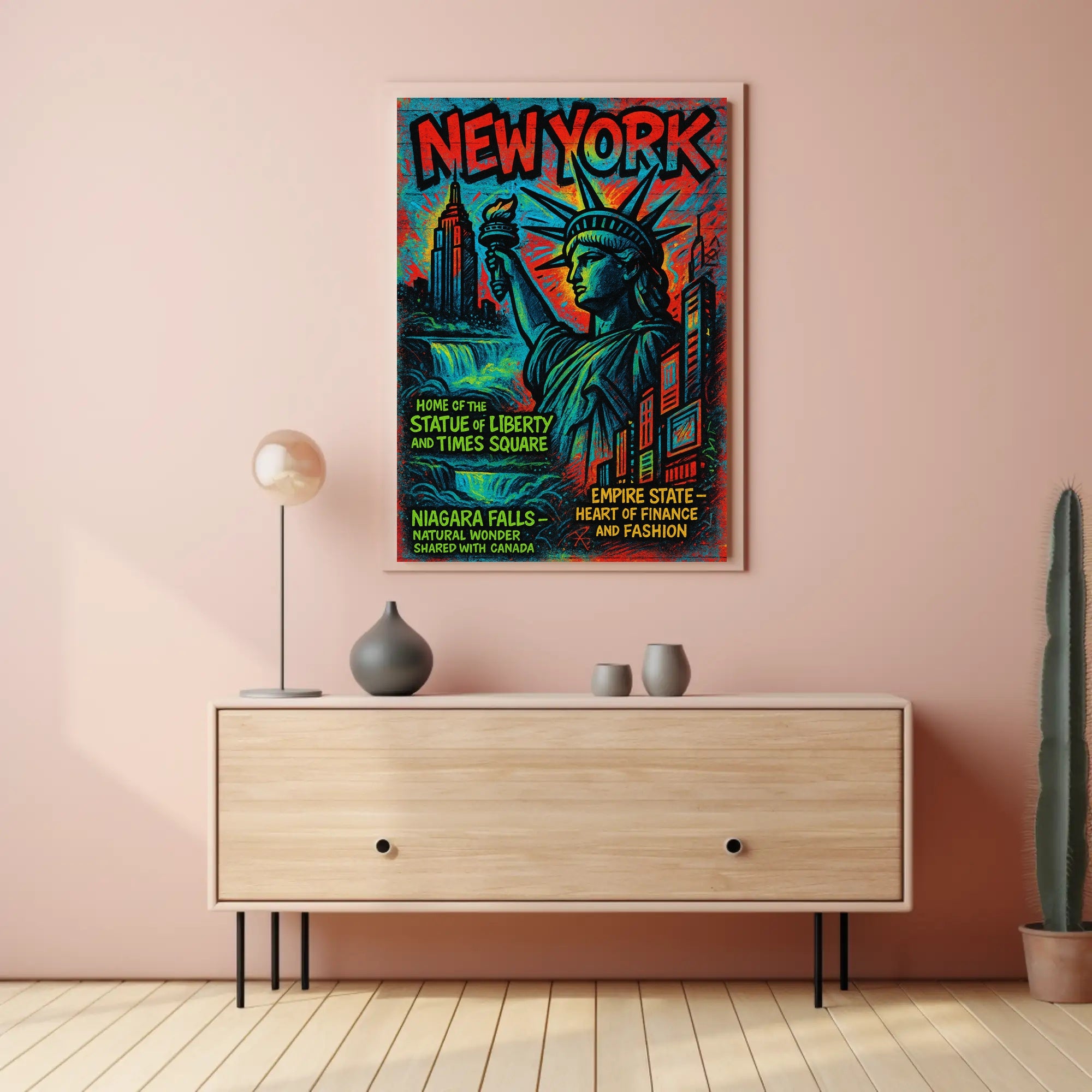New York Wonders Poster PosterGoat