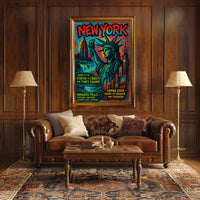 New York Wonders Poster PosterGoat